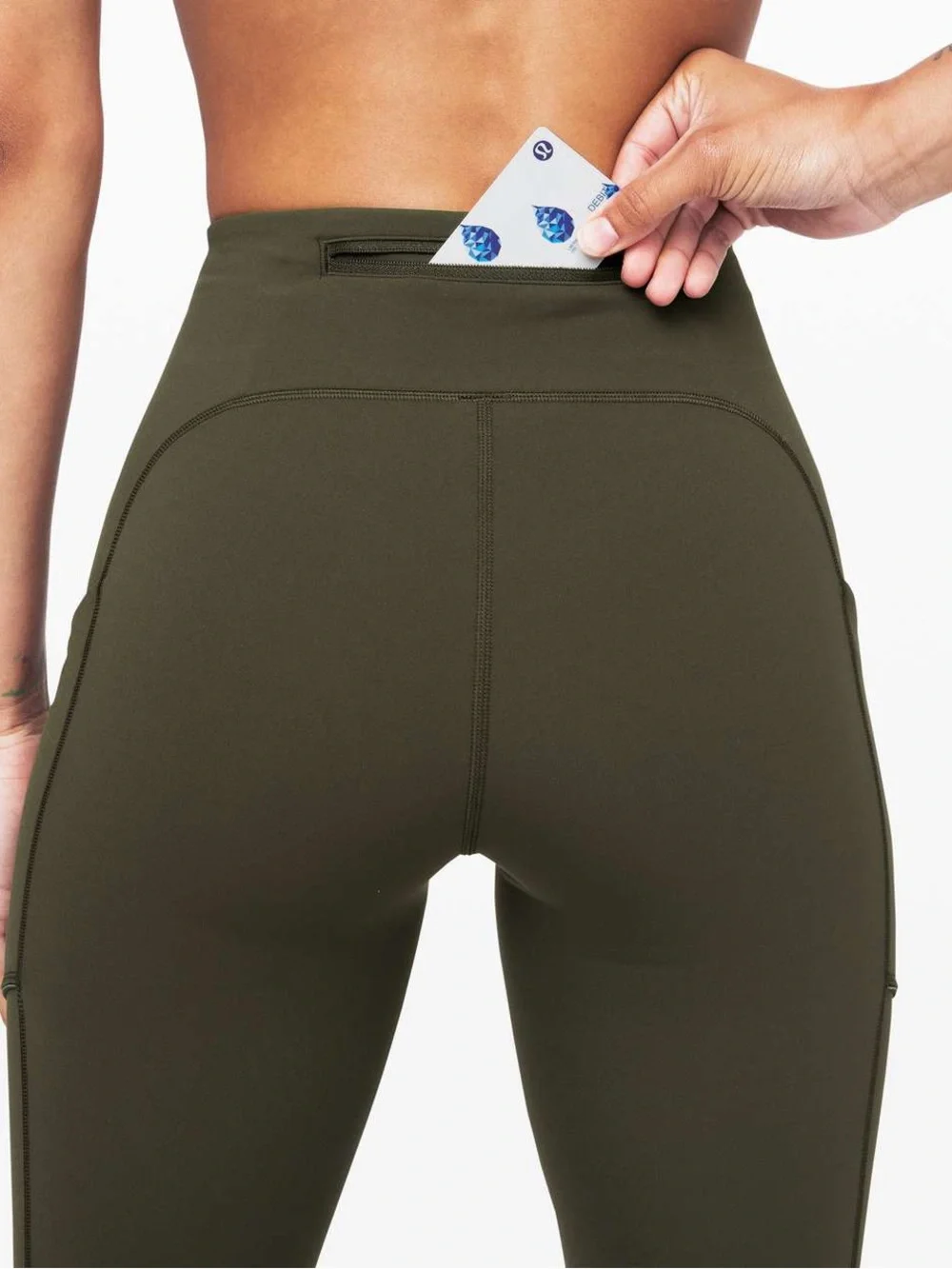 Lululemon Speed Up Tight Dark Olive Size 8